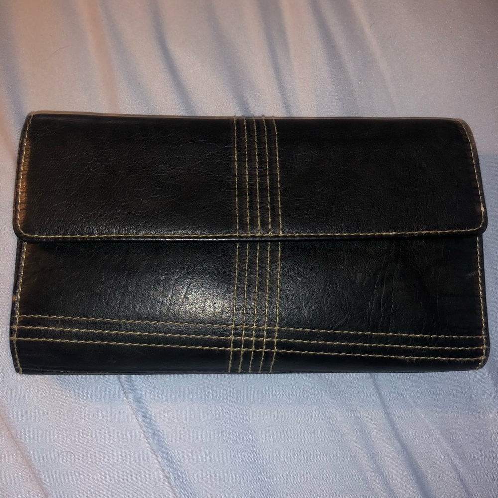 Black Top Grain Cowhide Exterior Wallet